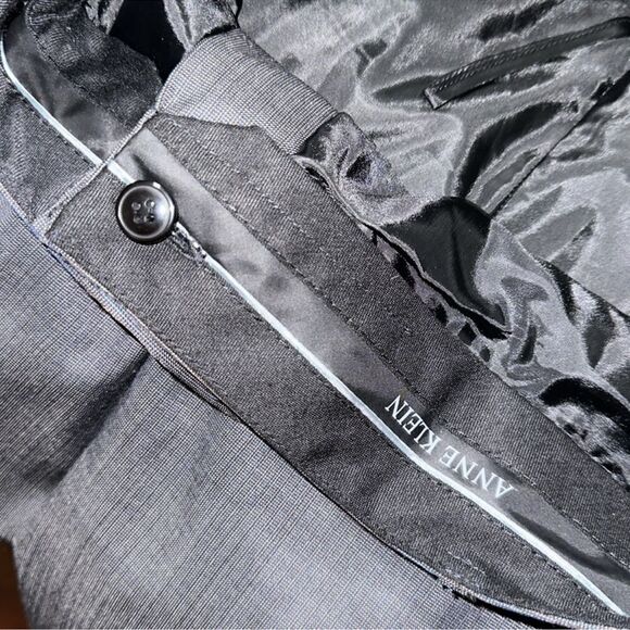 Anne Klein 4P Gray Wool Blend Proffesional Blazer Pant Suit - Picture 14 of 16